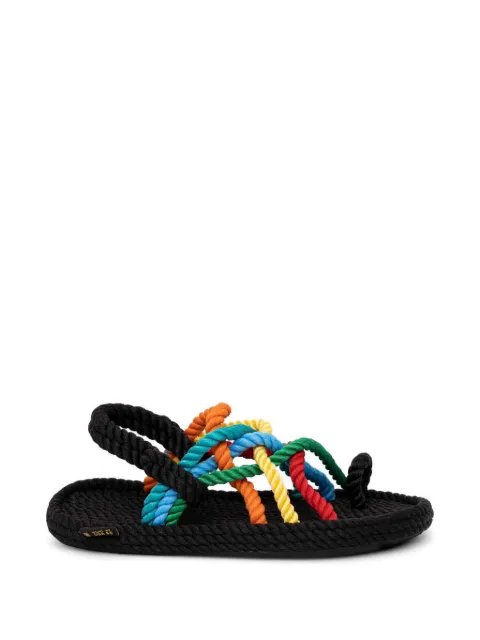 BOHONOMAD interwoven rope sandals Black CPT2077