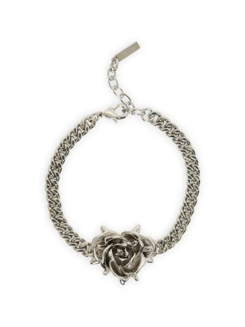 We11done spiky rose-detail bracelet Silver WDAJ026525USV