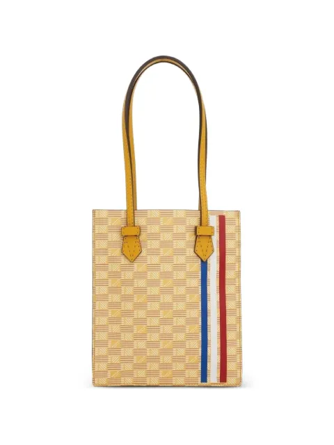 Moreau Cannes Vertical monogram-pattern tote bag Neutrals CANVERSMMMOREAUYEMI