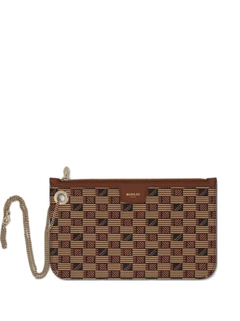 Moreau Saint Marina monogram-pattern pouch Neutrals STMAPOUTUMOREAUCLMI