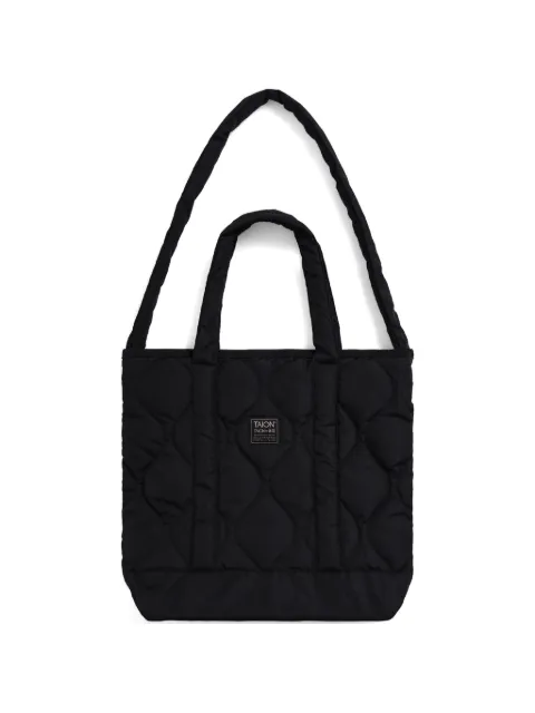 Taion quilted-down tote bag Black TAIONTT03MLM