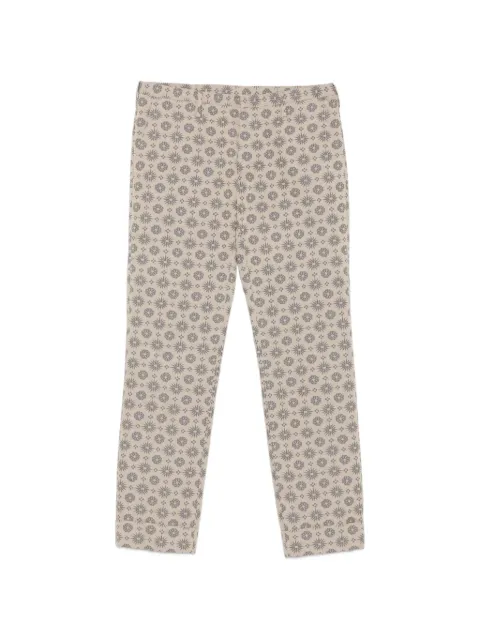 Romeo Gigli Pre-Owned 1990s geometric-print trousers Neutrals RG250BGO