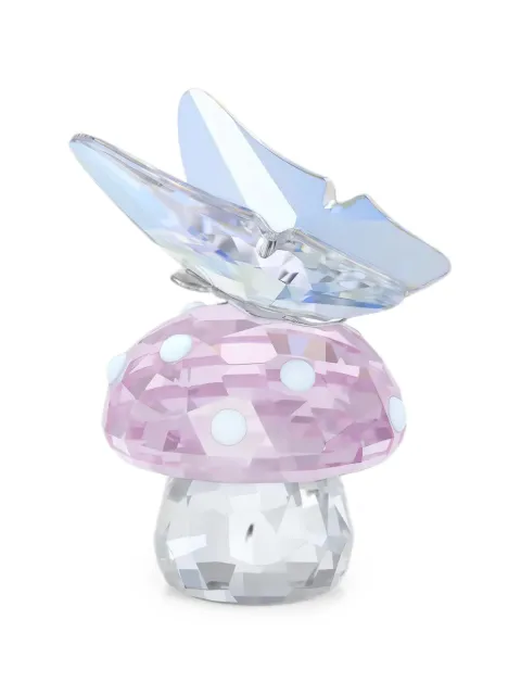 Swarovski x Ariana Grande butterfly mushroom figurine Pink 5750817