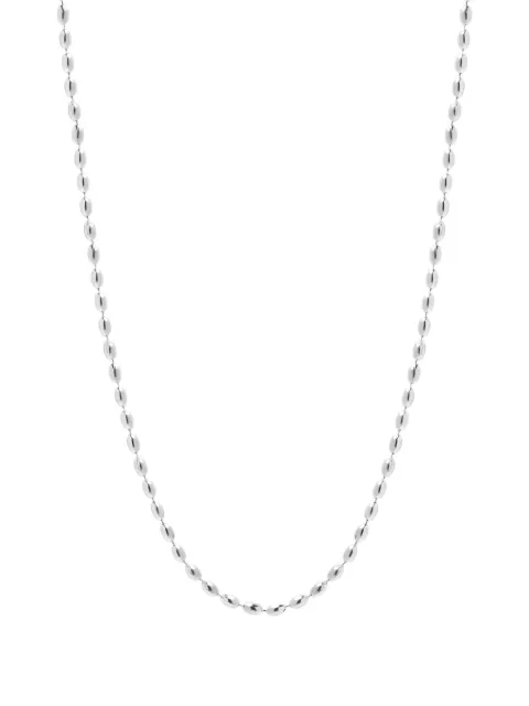 Nialaya Jewelry beaded-chain necklace Silver MNEC459