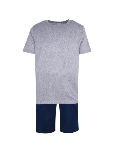 Zimmerli geometric-print cotton pajamas Grey 343796051