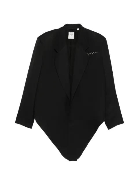 CALVIN KLEIN COLLECTION Petunia asymmetric oversized jacket Black VY0W309