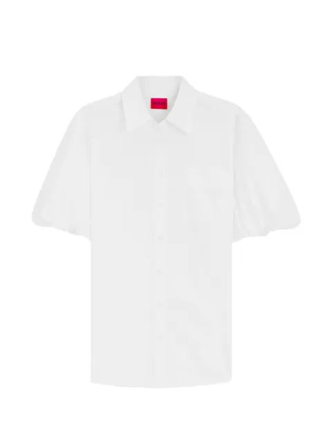 HUGO puff-sleeve shirt White 50559499
