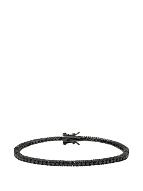 Nialaya Jewelry mini Tennis bracelet Black MSP101