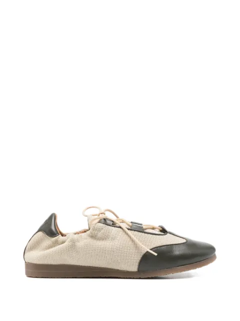 NAGUISA Raluca leather-trim sneakers Neutrals 26VRAL25SAO