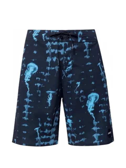 Oakley jellyfish-print shorts Blue FOA4043079TF