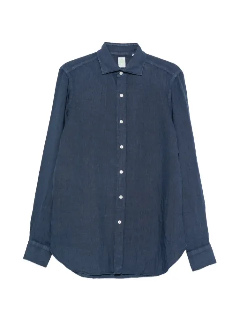 Finamore 1925 Napoli button-up long-sleeve shirt Blue GAE55151007P6001G