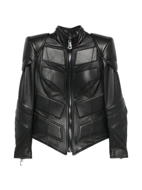 MITILIANE COUTURE geometric-panelled jacket Black 1071