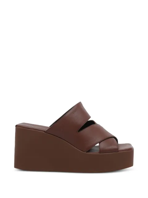 Vic Matie Travel crossover wedge sandals Brown 1K5450D