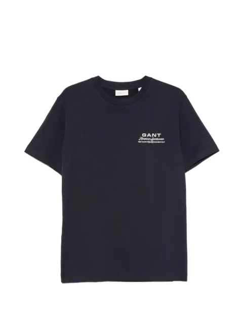 Gant logo-embroidered T-shirt Blue 2003409