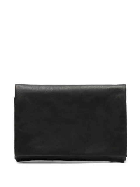 Ma+ cross-motif leather wallet Black W9POCU10