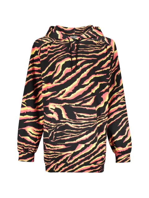 Jeremy Scott striped cotton hoodie Black A17050940