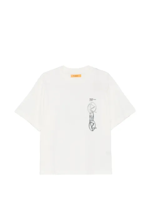 Replay graphic-print T-shirt White KU6044000D23846