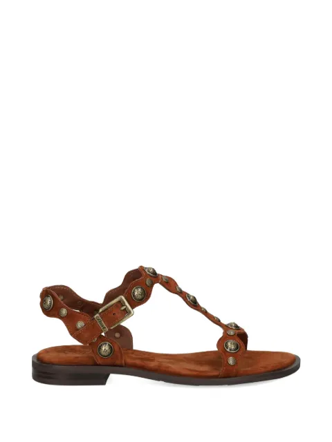 Ash Phanny studded T-bar sandals Brown PHANNY