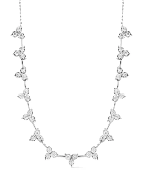 Dana Rebecca Designs Ava Bea Interval Trio Tennis diamond necklace Silver N3906