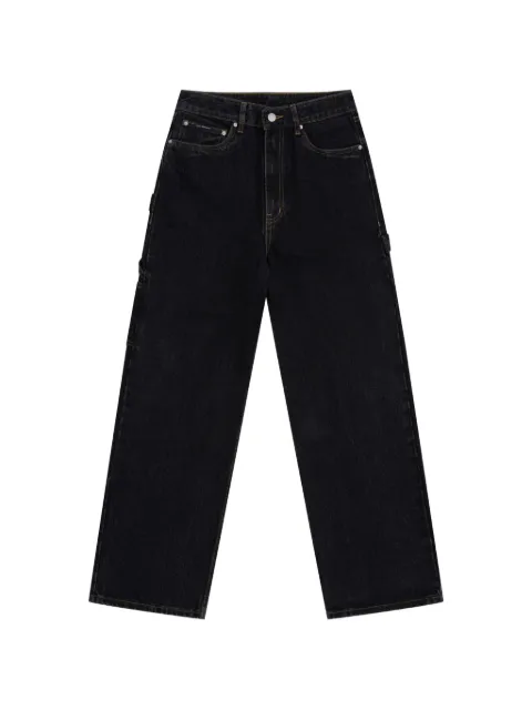 GOSHA RUBCHINSKIY utility denim straight-leg jeans Black JNS0301BLACK