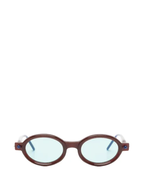 Kuboraum P6 round-frame sunglasses Red P6