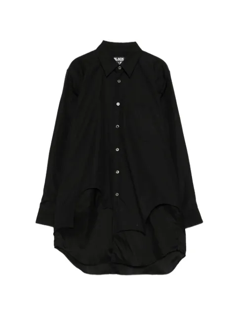 Black Comme Des Garçons chest-pocket shirt Black 1QB010
