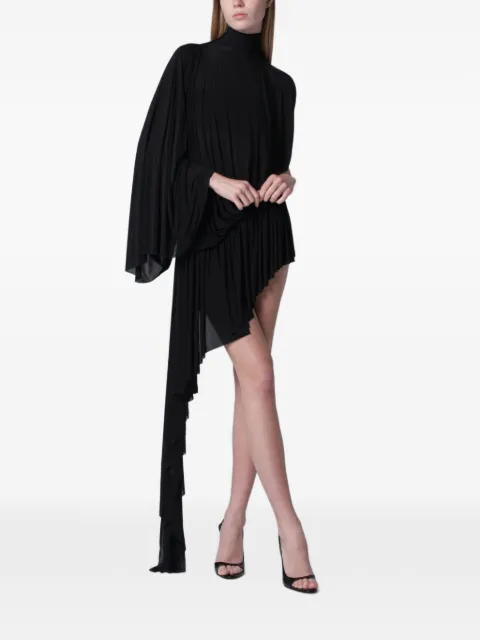 FRANCESCO MURANO one-shoulder draped dress Black DR560T06