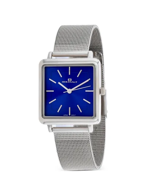 OCEANAUT Traditional mesh-strap 30mm watch Blue OC0282
