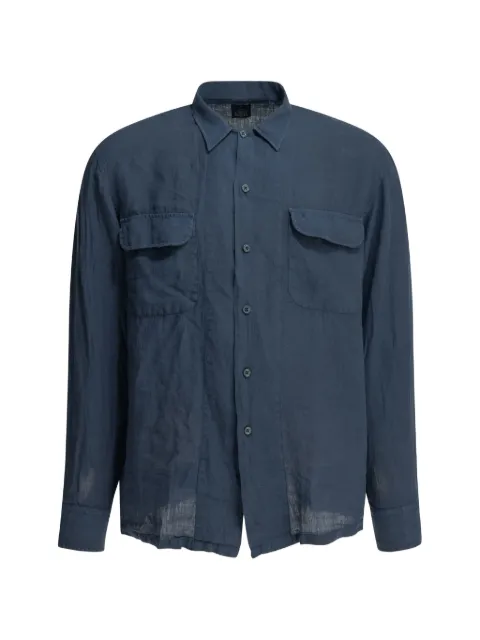 B.D. Baggies chest-pocket linen shirt Blue KRISTCTC162B73