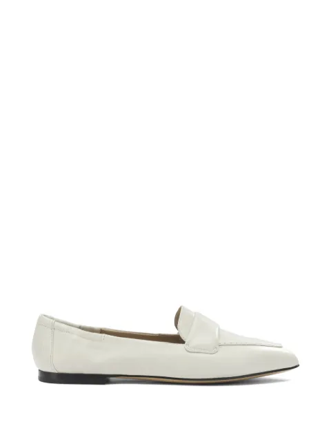 Pomme D´Or pointed-toe leather loafers White 1140AGRACEGLOVEBUTTER