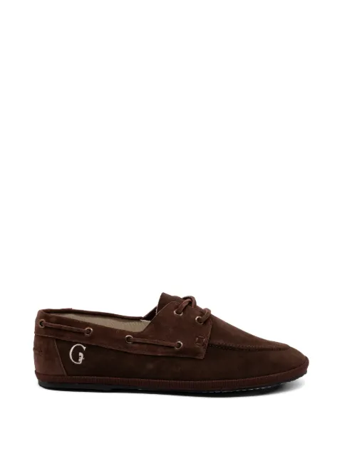 Gondolina Forcola suede boat shoes Brown GBRCU