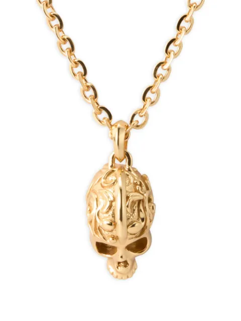 Emanuele Bicocchi skull-pendant necklace Gold KLN7G
