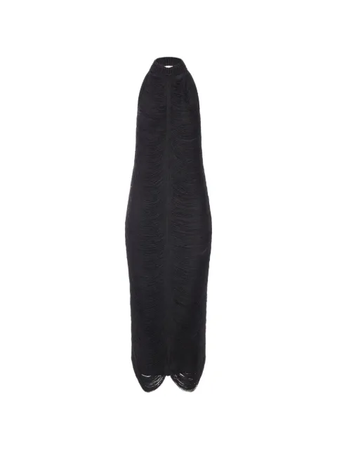Bless Beryl fringed midi dress Black BERYL