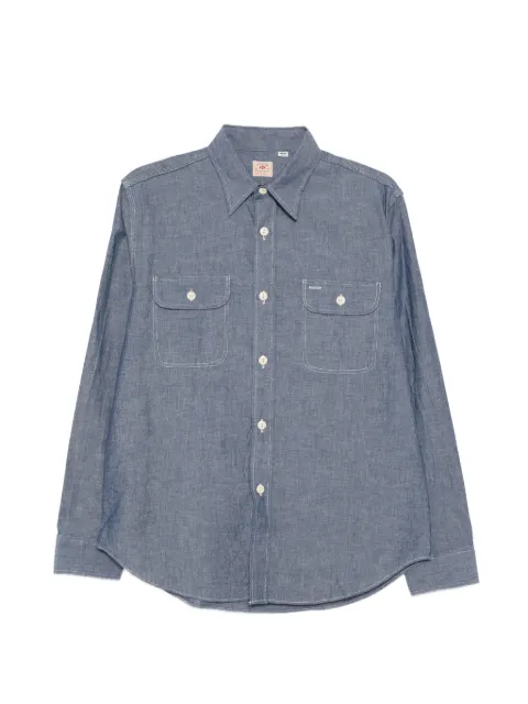 Sugar Cane Jeans chambray shirt Blue SC27850421