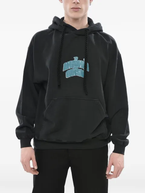 Bonsai Antonia logo-print hoodie Black SW003ACID