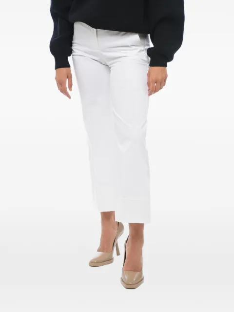QL2 cropped trousers White MELODYB5414