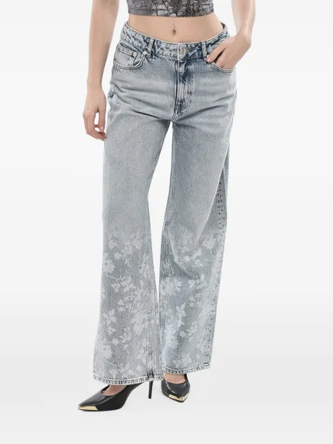 Holzweiler floral-print jeans Blue 179571376