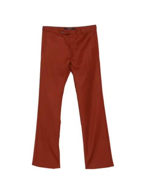 Valentino Garavani pressed-crease tailored trousers Red VRB5804K8