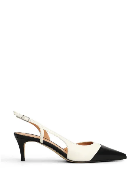 The Seller two-tone pointed-toe pumps White SE3009