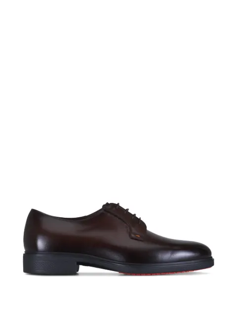 Santoni Easy Revlo leather Derby shoes Brown EASYREVLOANTGT60