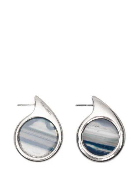Panconesi small agate earrings Silver S26EA031P