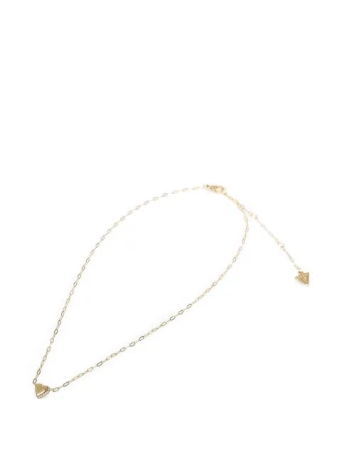 GUESS USA crystal-embellished heart-pendant necklace Gold JUBN06087JWYG