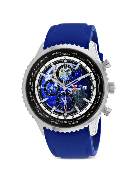 SEAPRO Meridian World Timer GMT 47mm watch Blue SP7521
