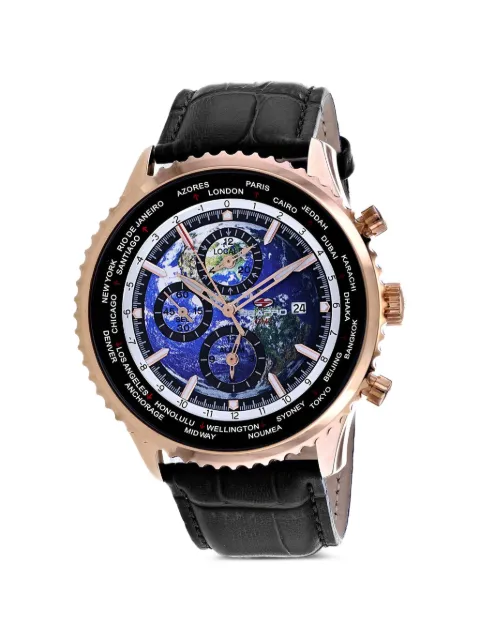 SEAPRO Meridian World Timer GMT 47mm watch Blue SP7134