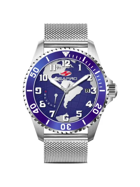 SEAPRO stainless steel Voyager 42mm watch Blue SP4760
