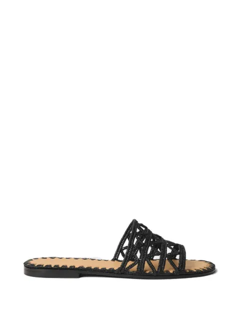 ODISSI Evie zig-zag sandals Black OD46212A23111