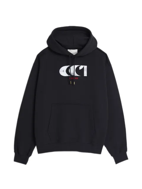 CIARAN CC1 logo-print hoodie Black C01J04001