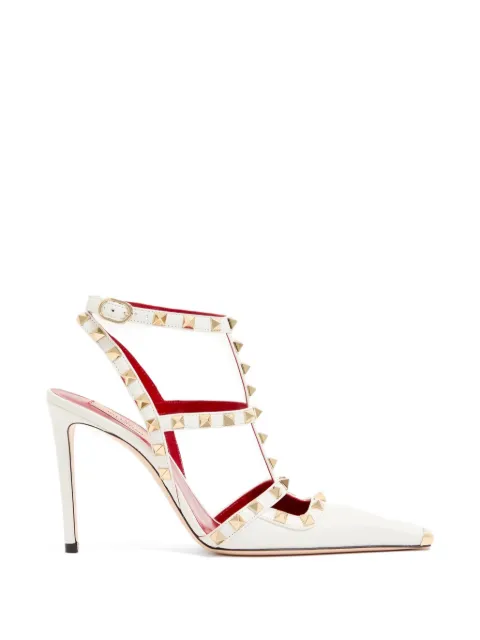 Valentino Garavani Rockstud kidskin pumps 100mm White WS0PV4WZD