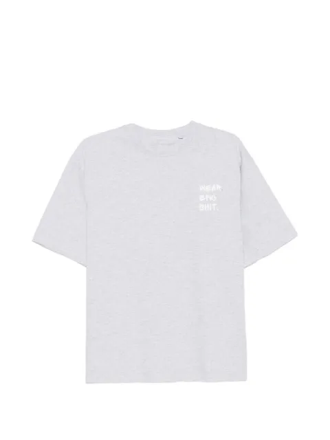 GEORGE. slogan-print T-shirt Grey BLAZEG1TSHVY00