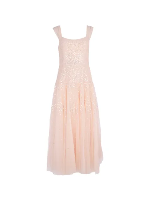 Needle & Thread Sunrise sequin-embellished gown Pink DGSL70RHS26